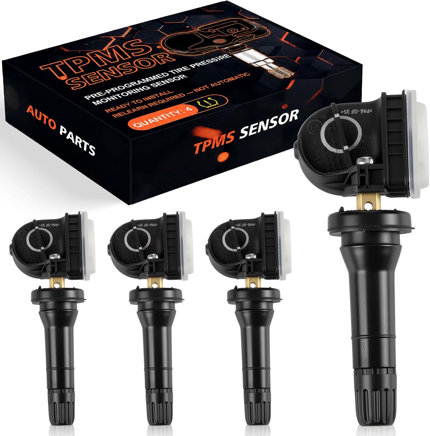 315MHz TPMS Sensor Pre-Programmed 4PCS F2GZ1A189A