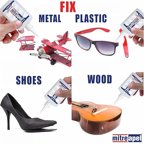 Miniatura 4 de MITREAPEL Pegamento Super CA con activador adhesivo en aerosol, 3.5 onzas, fácil unión, potente adhesivo profesional, tiempo de secado rápido,