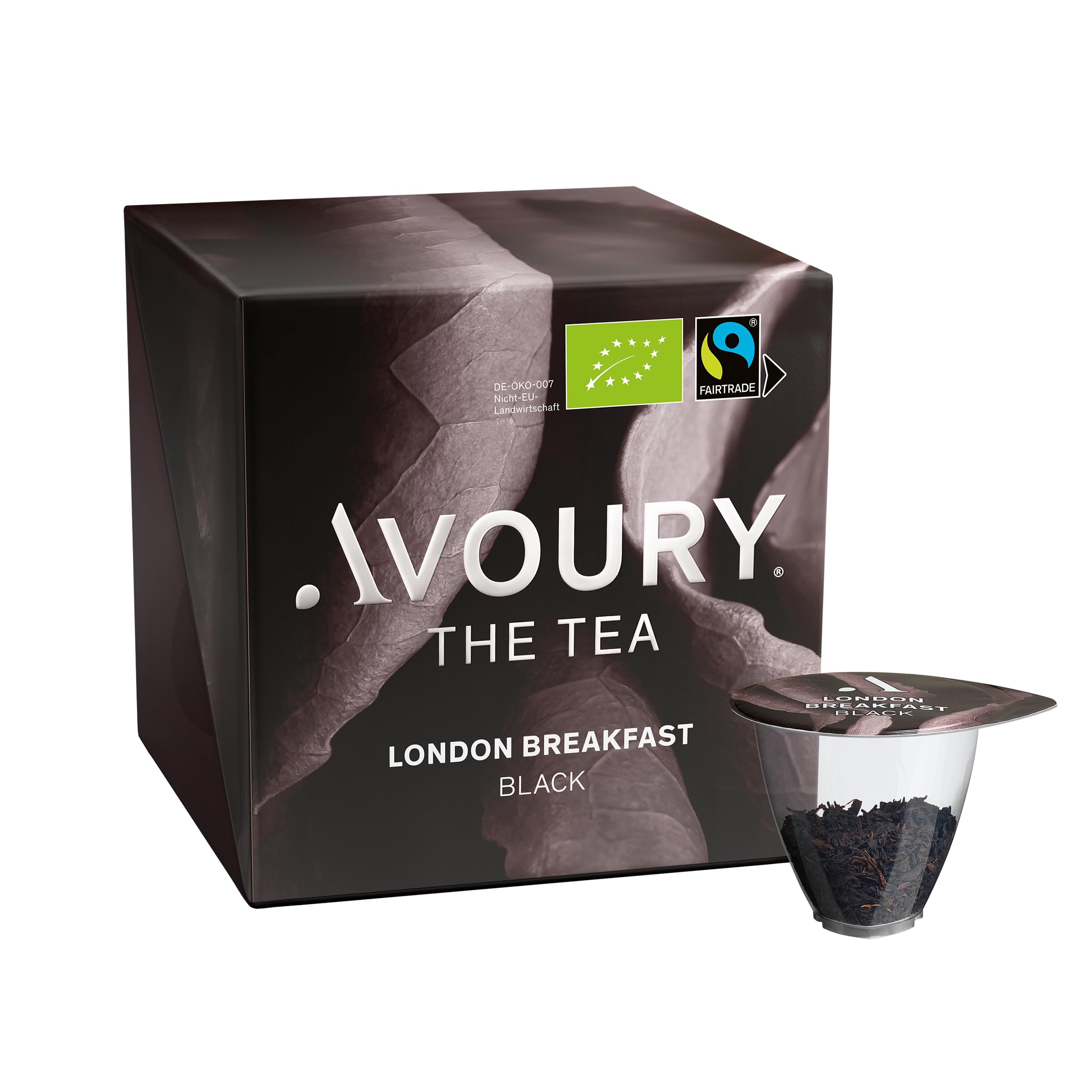Avoury Tee-Kapseln – Premium Teesortiment für Avoury Teemaschine – Schwarzer Tee: LONDON BREAKFAST