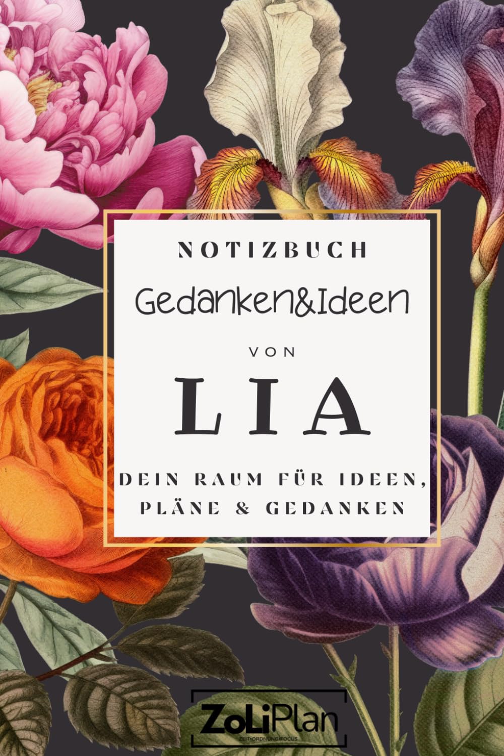 Gedanken&Ideen - stylisches Notizbuch - personalisiert für LIA: Dein Raum für Gedanken, Pläne & kleine Abenteuer