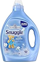 Vista 1 de Snuggle Fabric Softener Liquid, Ultra Concentrated, 80 Oz, 200 Medium Loads, Blue Sparkle Fabric Conditioner, Long-Lasting Fresh Scent, Softens