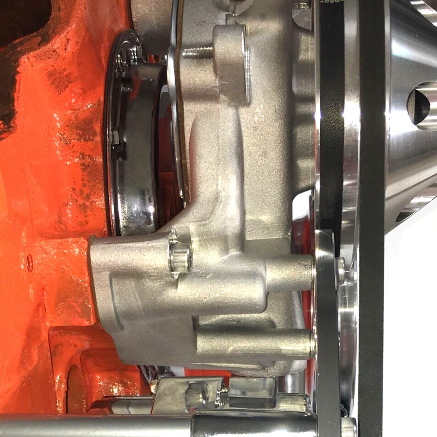 1set SBC Alternator Bracket Long Water Pump for Small Block Chevy SBC LWP ALT SBC10014-A SBC Alternator Bracket Electric Water Pump