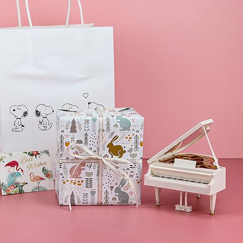 Miniatura 5 de Caja de música de piano, cajas musicales de cuerda, caja de música clásica para niñas, regalo de cumpleaños o decoración de escritorio