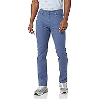 Amazon Essentials Pantaloni in Twill Elasticizzati con 5 Tasche Slim Uomo