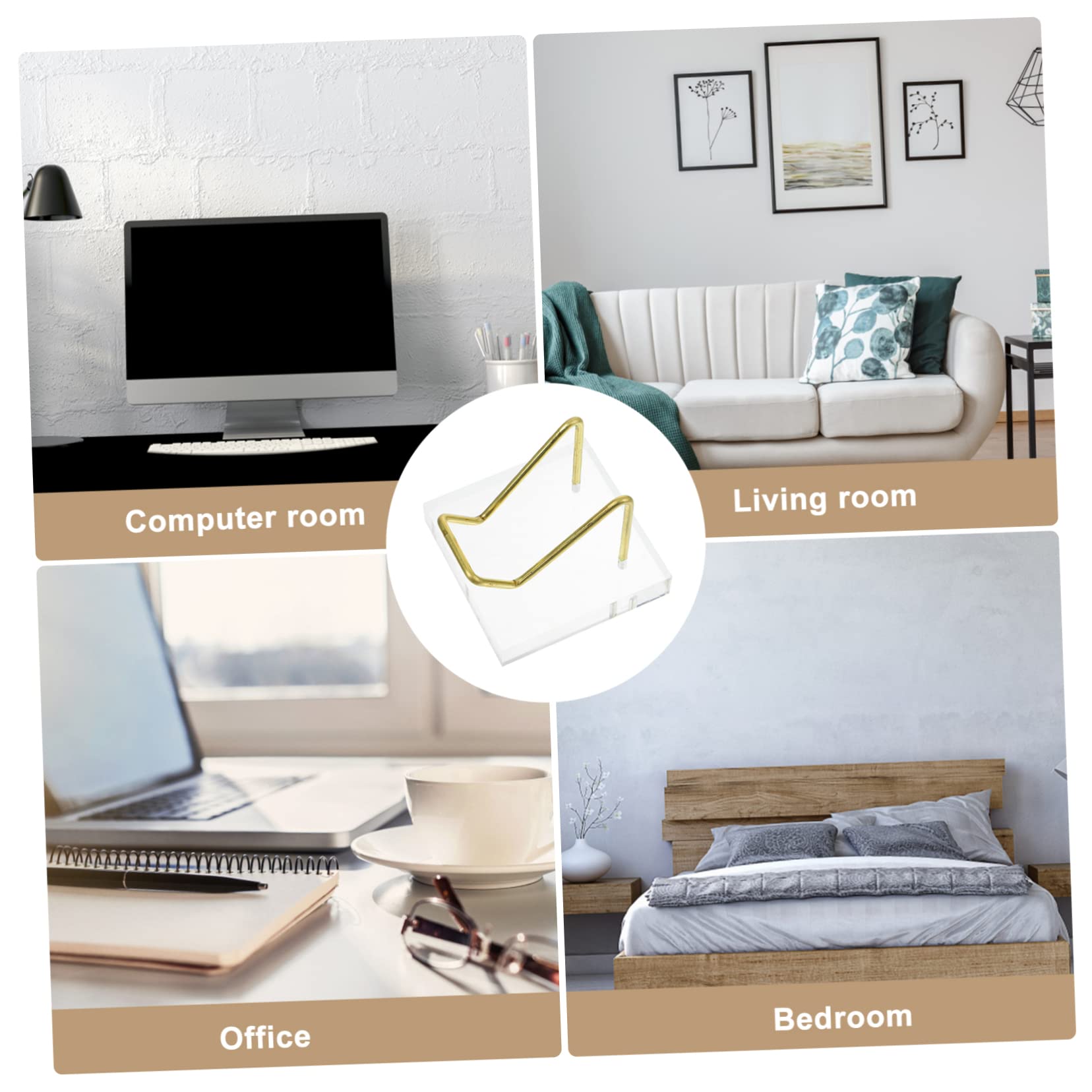 PRETYZOOM Arm Display Stand for Minerals Gemstones Crystals Holder for for Showcasing Your Unique Specimens