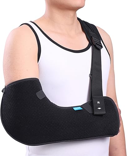 Cozyhealth Brazo de hombro inmovilizador para lesiones de hombro, soporte de puño rotador para dormir, cómodo brazo médico para lesiones de hombro, Cozyhealth Brazo de hombro inmovilizador para lesiones de hombro, soporte de puño rotador para dormir, cómodo brazo médico para lesiones de hombro,