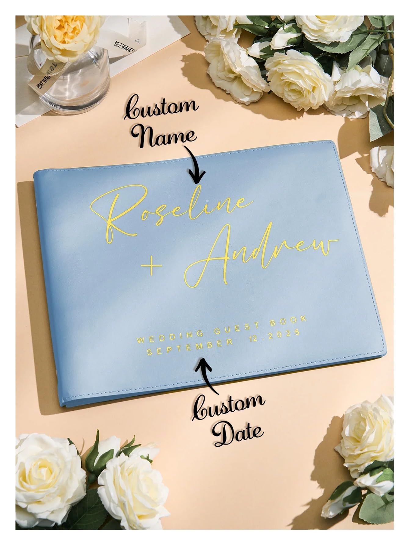 Libro Firmas Boda Libro de visitas Boda Tapa Dura Colores