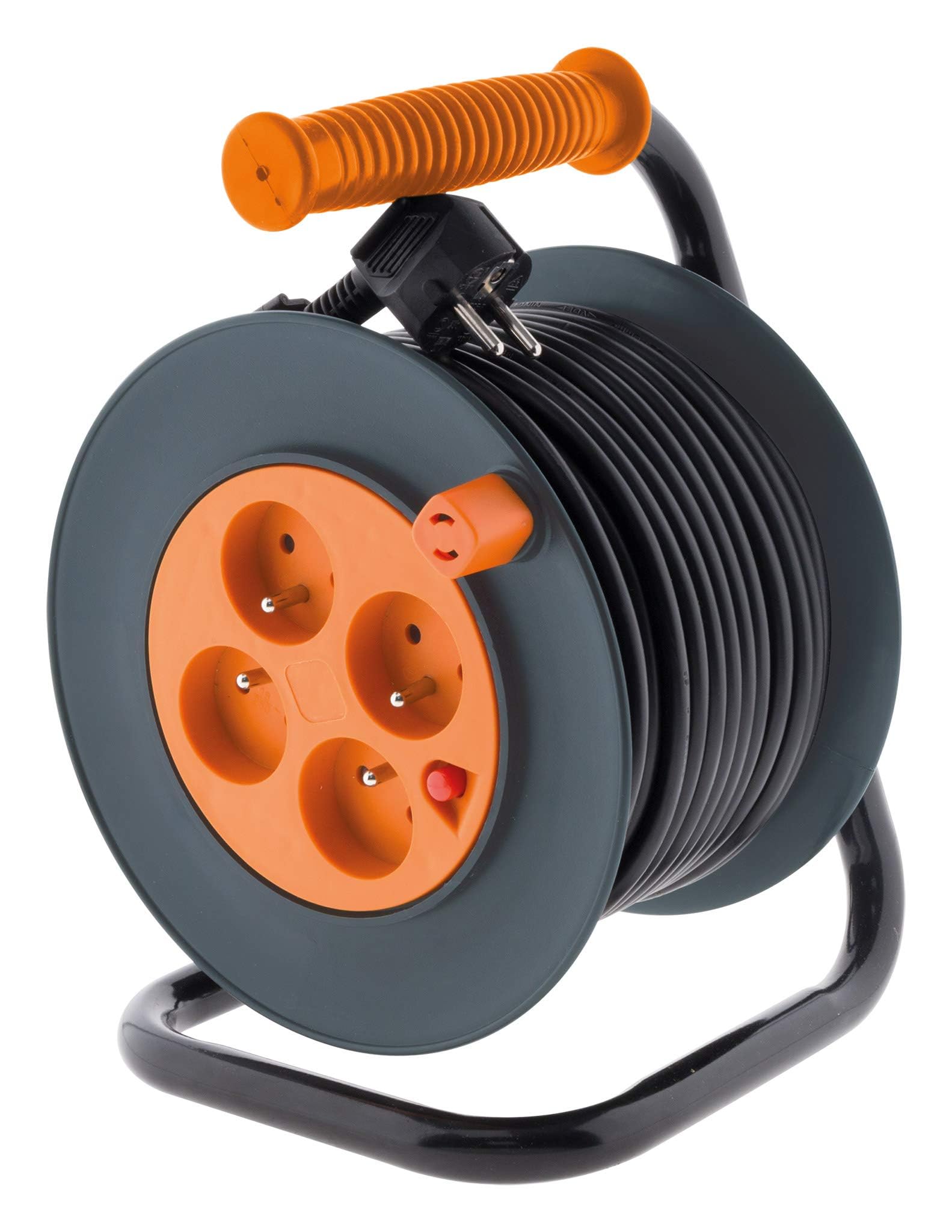 Zenitech - Bobina de 4 tomas 16A - Cable 3G1,5 mm² - 20m