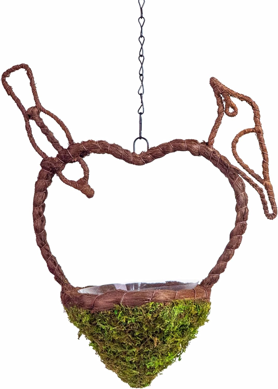SuperMoss (56902) Woven Bird Feeder, 7", Sparrow