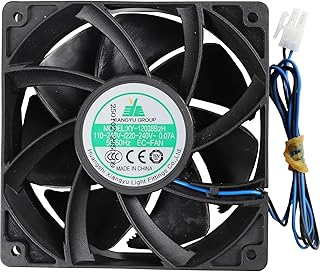 XY-12038B2H High Air Volume Cabinet Case Cooling Fan, Model XY12038B2H Fridge Freezer Ice Maker Fans 110V-220V~220-240V 0.07A 50/60HZ EC-Fan 12CM 120×120×38mm