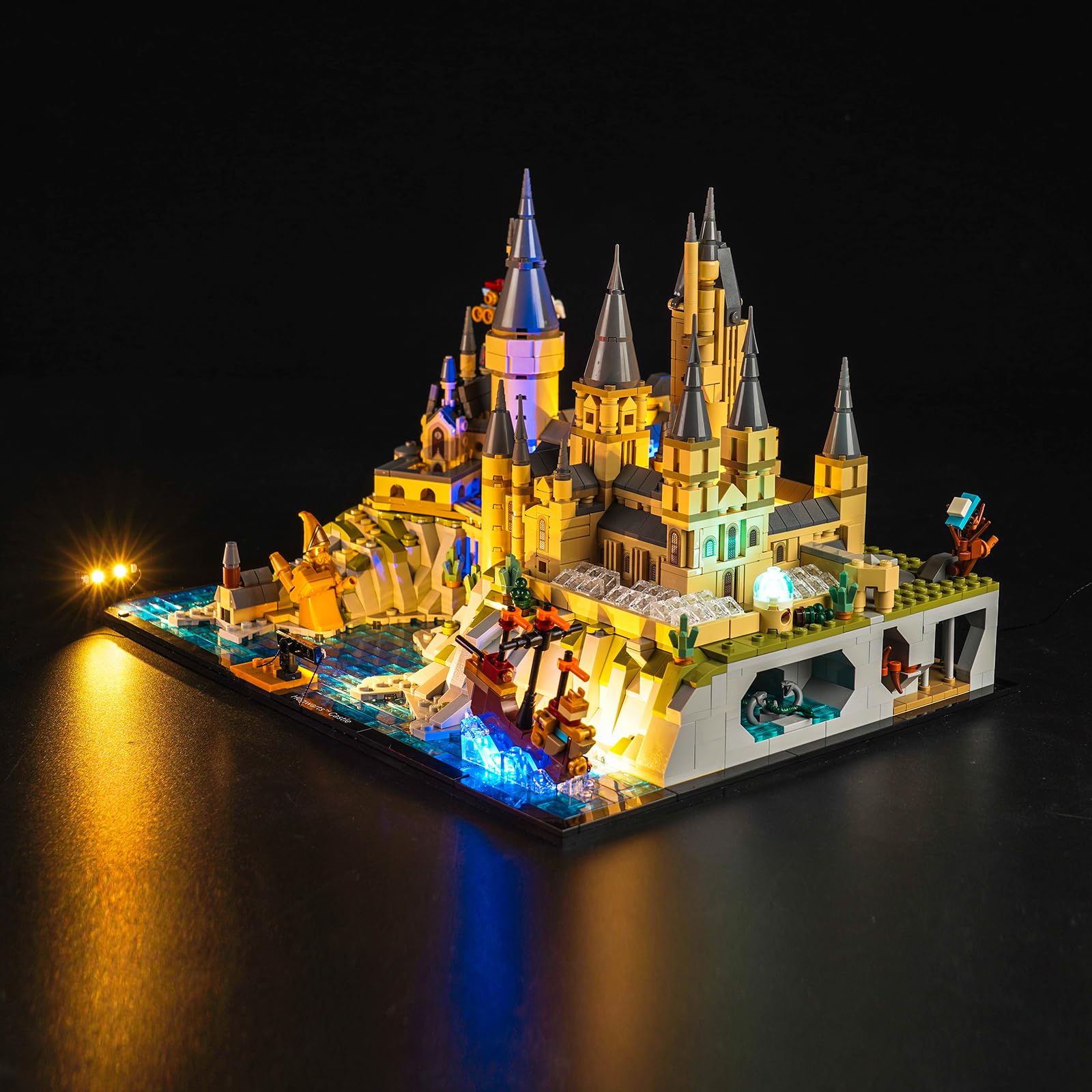 BrickBling Kit d'éclairage LED compatible avec Lego 76419 Harry Potter Château de Poudlard : le Grand Hall (modèle non inclus), jouet créatif, version standard