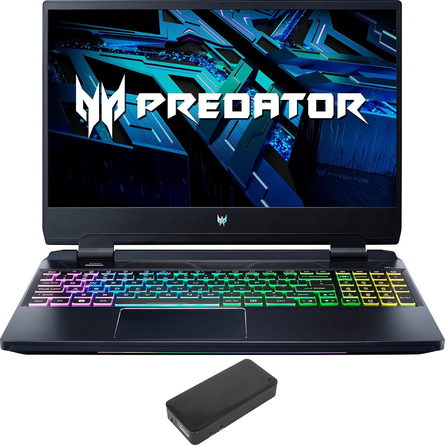 acer Predator Helios 300 Gaming  Entertainment Laptop (Intel i7-12700H 14-Core, 64GB DDR5 4800MHz RAM, 8TB PCIe SSD, GeForce RTX 3060, 15.6 165 Hz Win 11 Home) with DV4K Dock