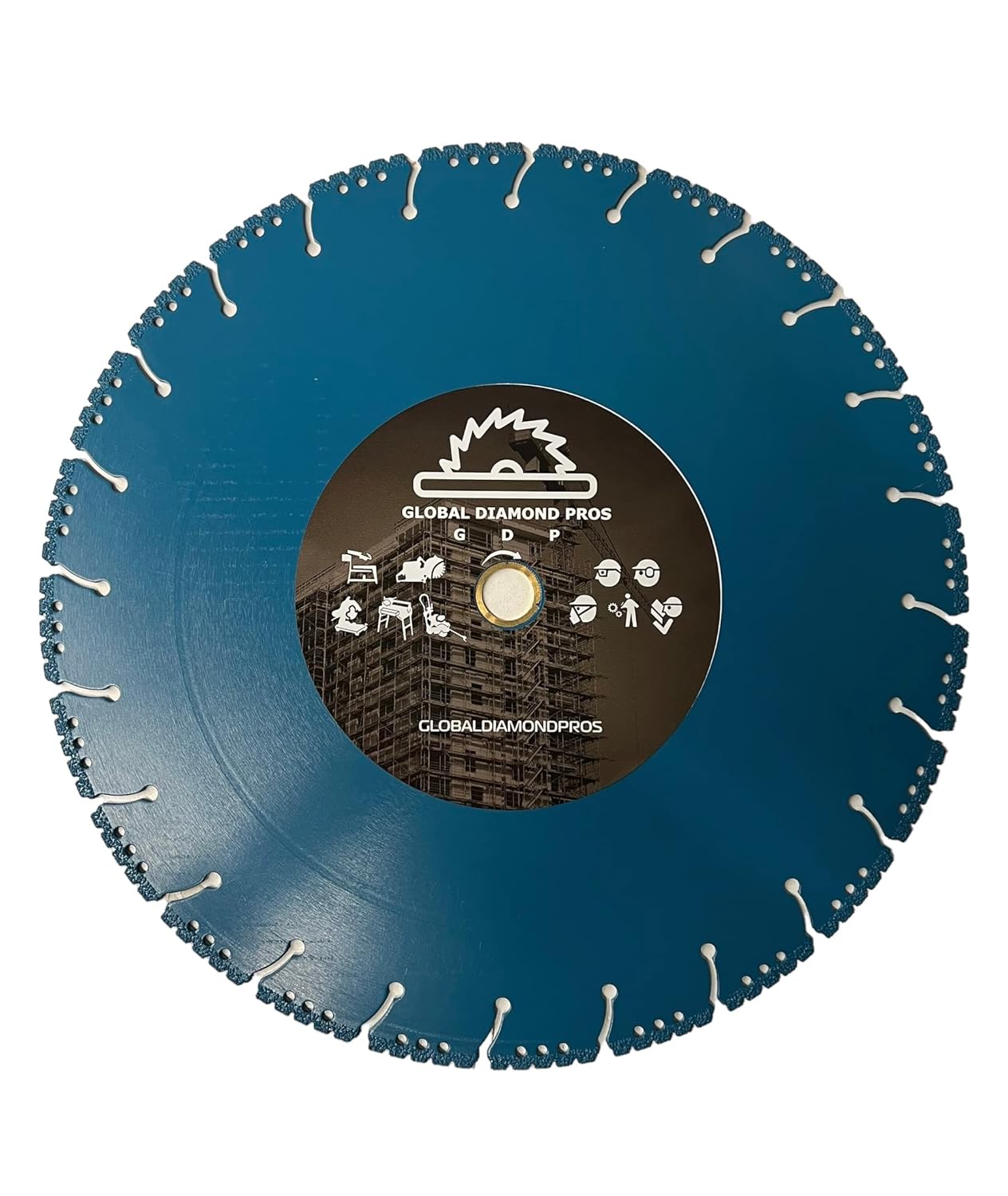 14" Demolition All Cut Fire Rescue Diamond Blade for Cutting Steel, PVC, Iron, Ductile, Rebar