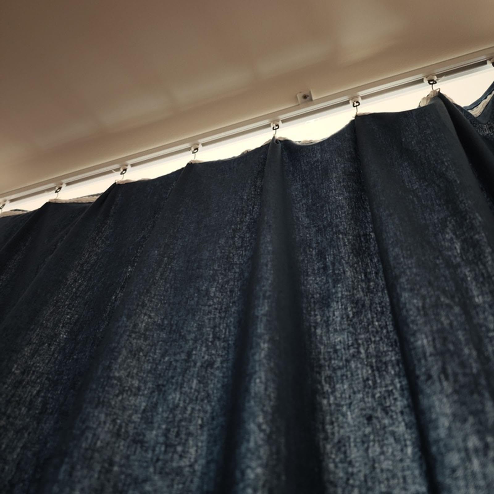 60 Ganchos Plisados ​​para Cortinas de Acero Inoxidable (Ganchos Plisados