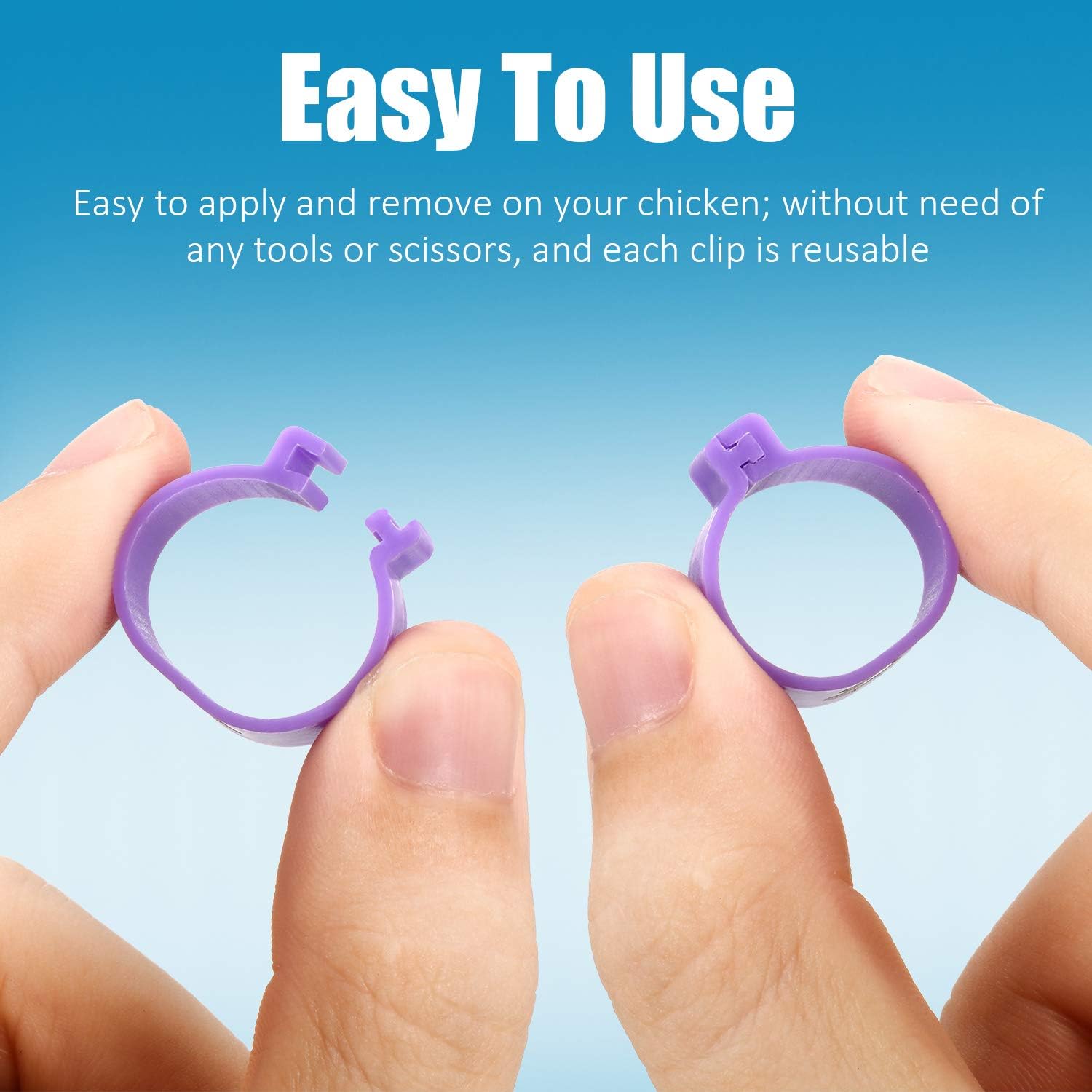 48 Pieces 16 mm Medium Chicken Leg Rings Multiple Colour Chicken Identification Leg Bands Numbered Clip on Leg Rings for Gamefowl Turkey Duck Goose Guinea Fit 1/2 to 5/8 Inch Legs