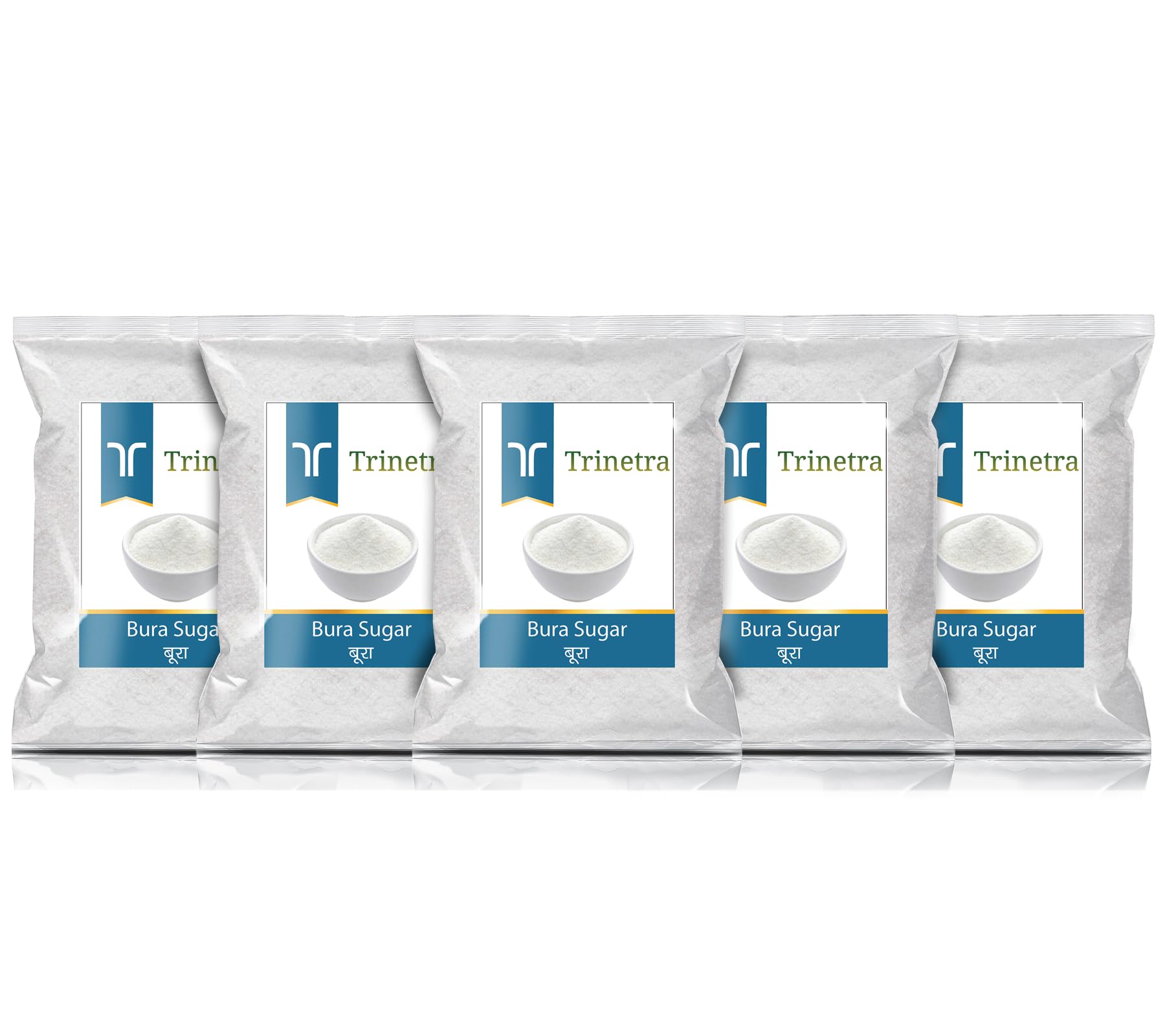 Trinetra Bura Sugar- 1Kg Each (Pack of 5) 5000g