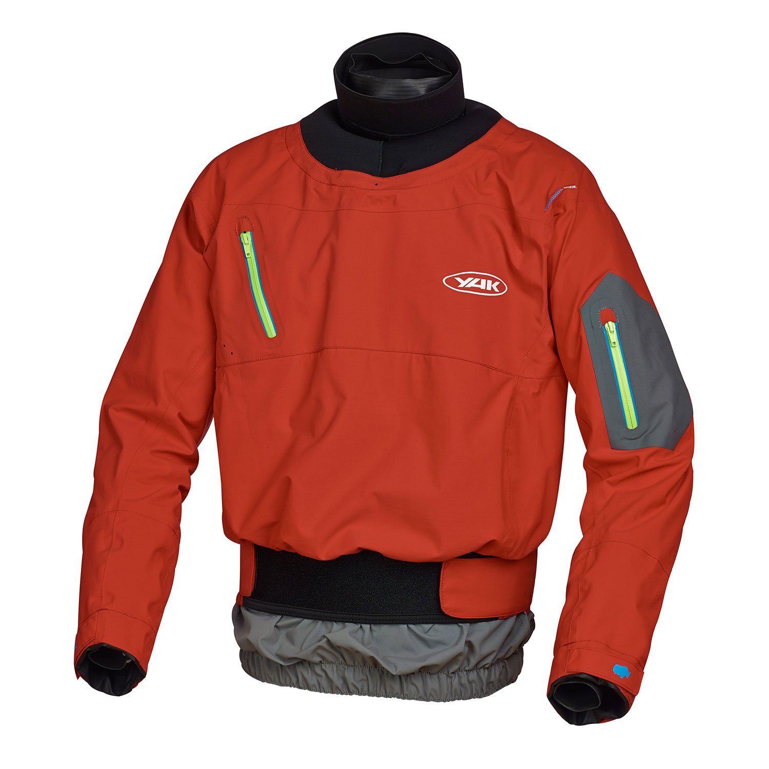 Yak Kayak & Kayaking - Tomahawk Whitewater Dry Cag in Red - Mens - Perfect Breathable Protection in Rough Weather Conditions