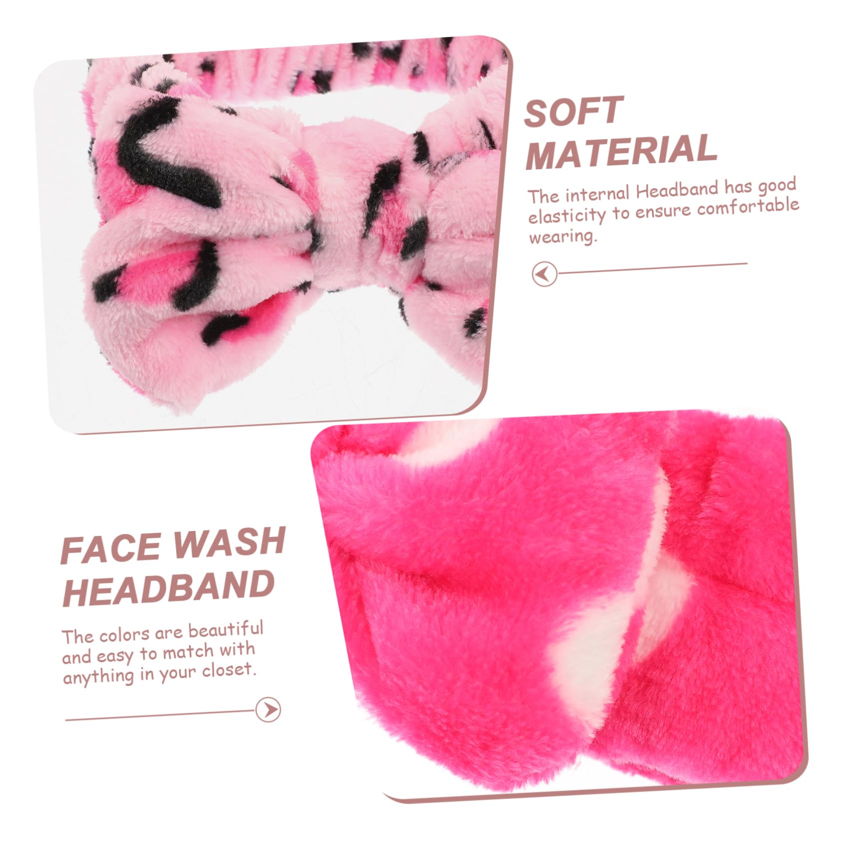 Healeved 12stücke Teiliges Von Fleece Haarbändern Für Mädchen Wasch Und Makeup-haarbänder Mit Süßem Design Dehnbar Und Rutschfest Für Gesichtspflege Und Schnelle Bäder