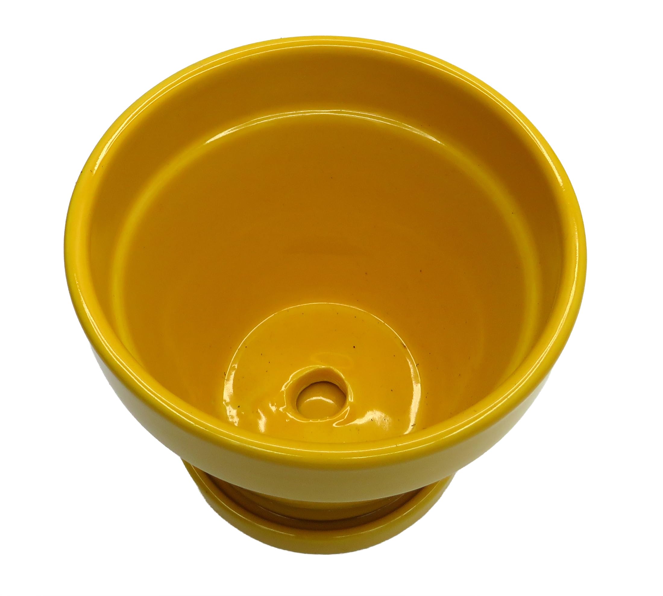 Amazon.com: Ceramic Pot and Saucer plus Felt Feet - Sunflower