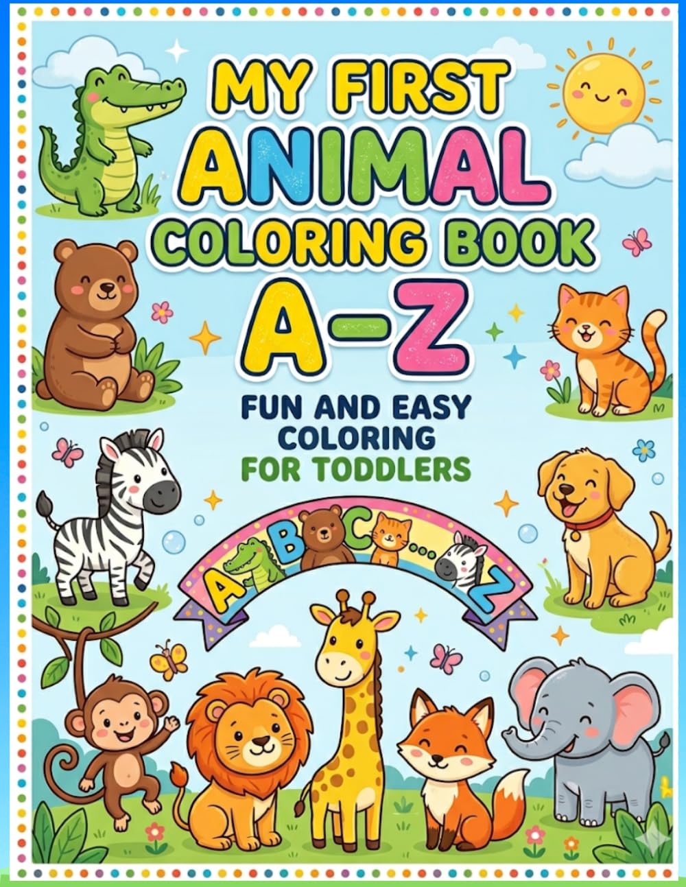 My First Animal Coloring Bokk: Fun and Easy Coloring for Toddlers
