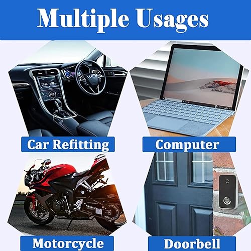 Miniatura 5 de JIQI Interruptor de botón momentáneo de 0.748 in, impermeable, 12V-24V, 1NO 1NC, anillo de interruptor de botón de aleación de aluminio negro LED