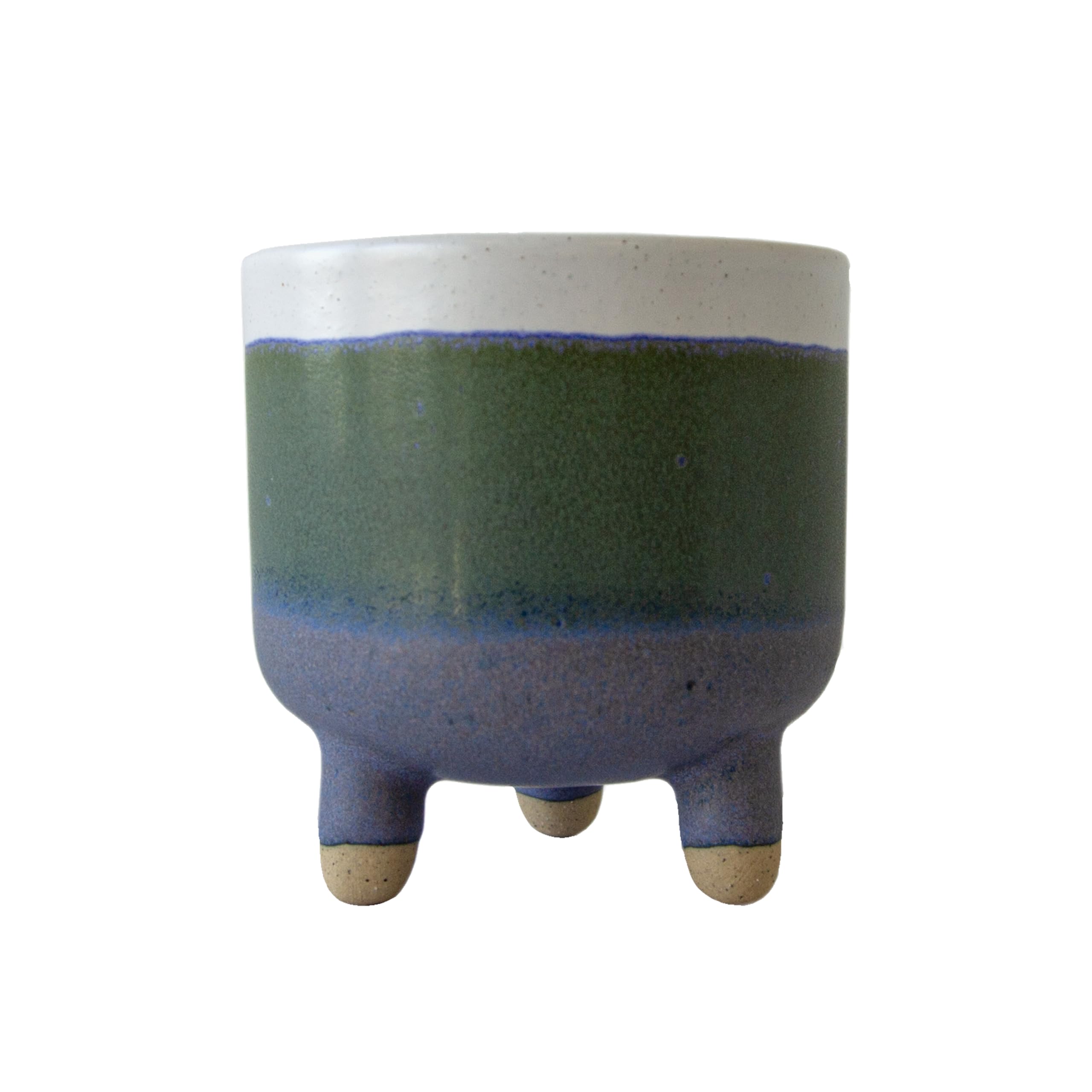 Sass & Belle Blue, Green Marlowe Leggy Planter Blue Small