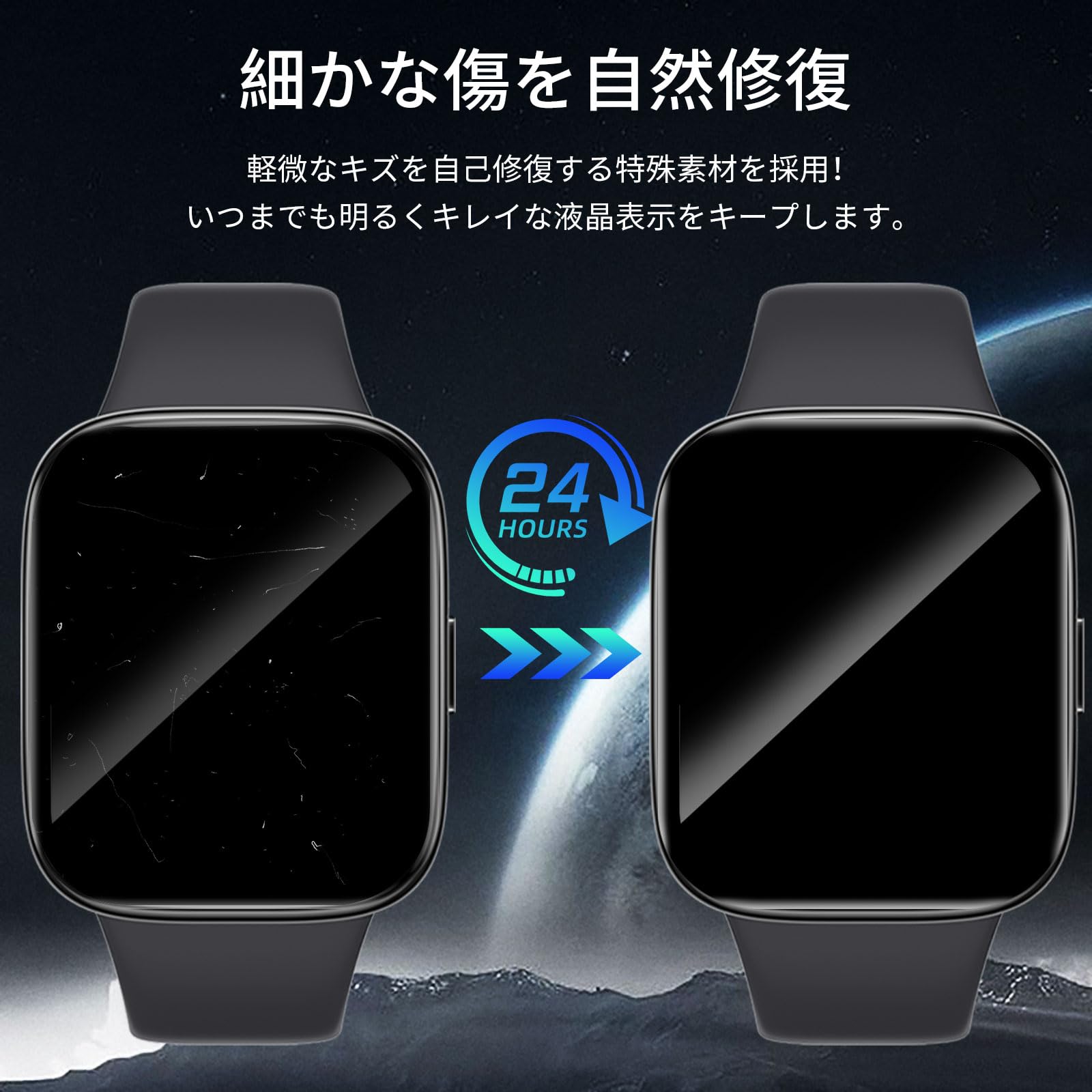 Amazon.co.jp: For Xiaomi Redmi Watch 3 Active フィルム [3枚 