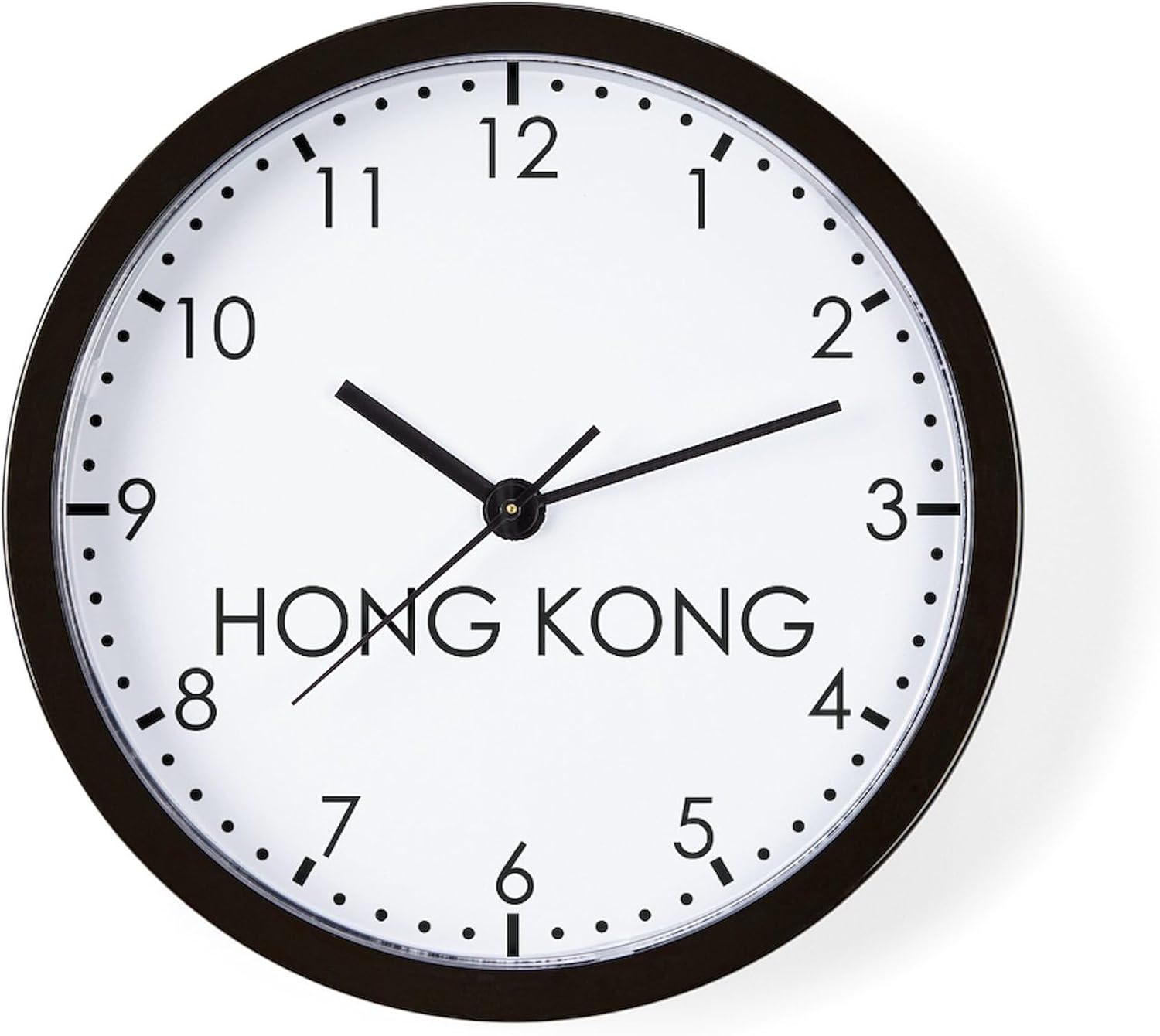 CafePress Hong Kong Modern Newsroom 10" Wall Clock for Livingroom, Kitchen, or Office
