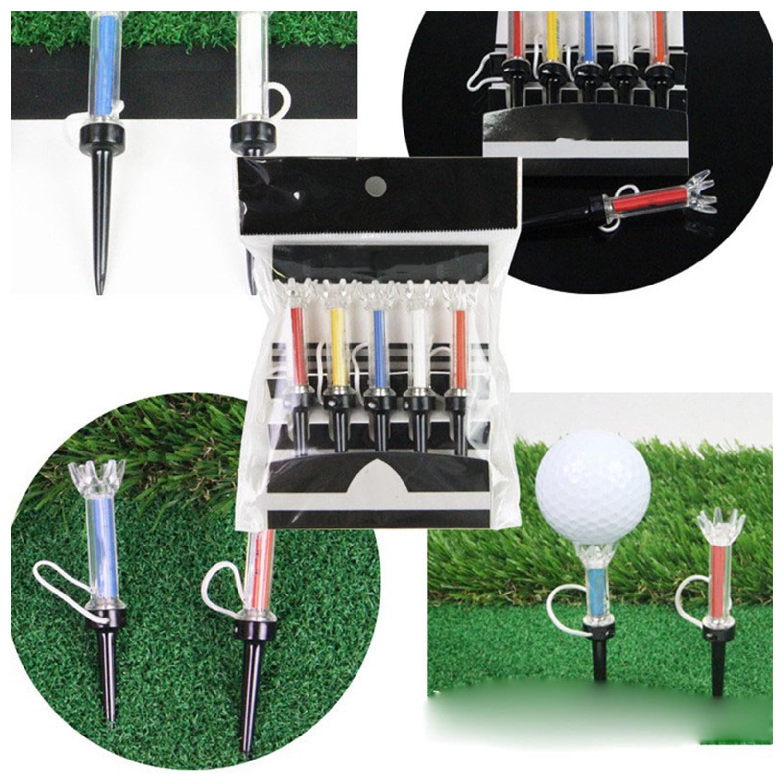Magnes na uchwyt na Tee Golf,Magnetyczny Uchwyt na Piłkę Golfową | 5 szt. Magnetyczne narzędzie szkoleniowe - Magnetyczne narzędzie do nauki gry w golfa, solidny uchwyt na piłkę golfową,
