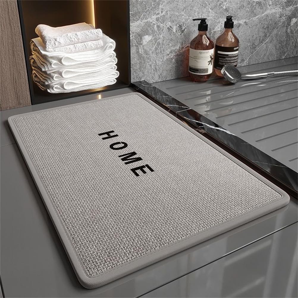 Tapis de bain 60x90 lavable pour baignoire et douche