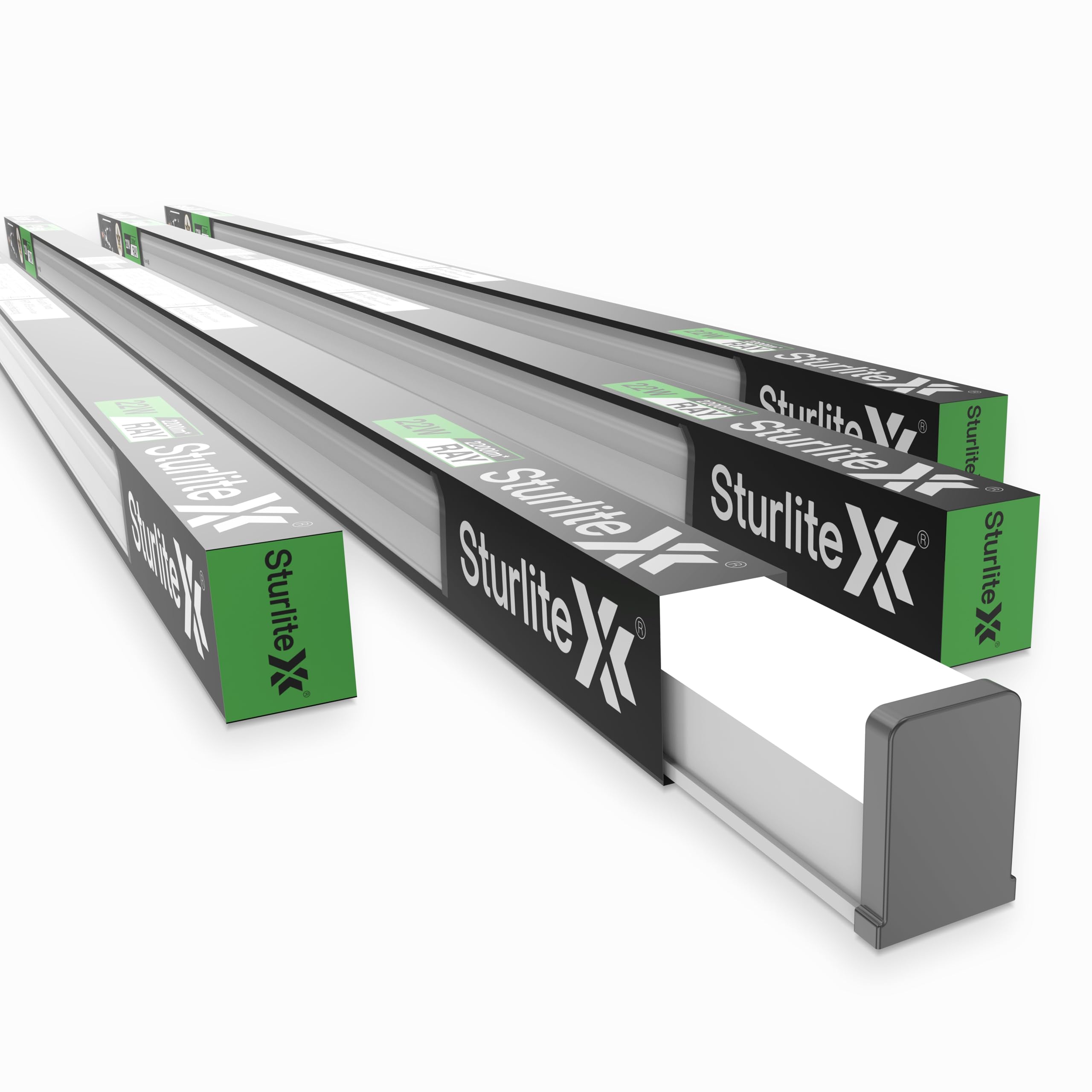 Sturlite Ray 22 Watt LED Batten| 6500K Cool White Color Temperature Tube light| Sleek Elegant Design With CRI Tech| 25000 Hrs Rated Life| 2200 Lumens - Pack of 4-image-17