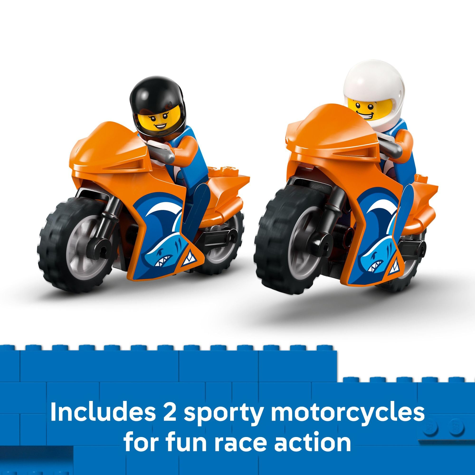 LEGO City Transportador de Motocicletas; Brinquedo e 2 Minifiguras