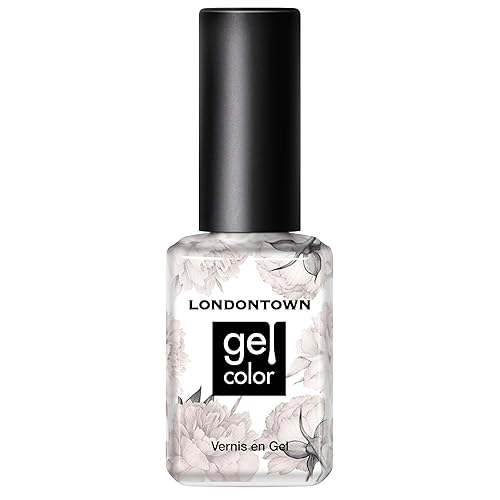 LONDONTOWN Esmalte de uñas de gel UVLED, de larga duración, resistente al astillado, color de alto brillo, esmalte rosa brillante, 0.4 fl oz.40