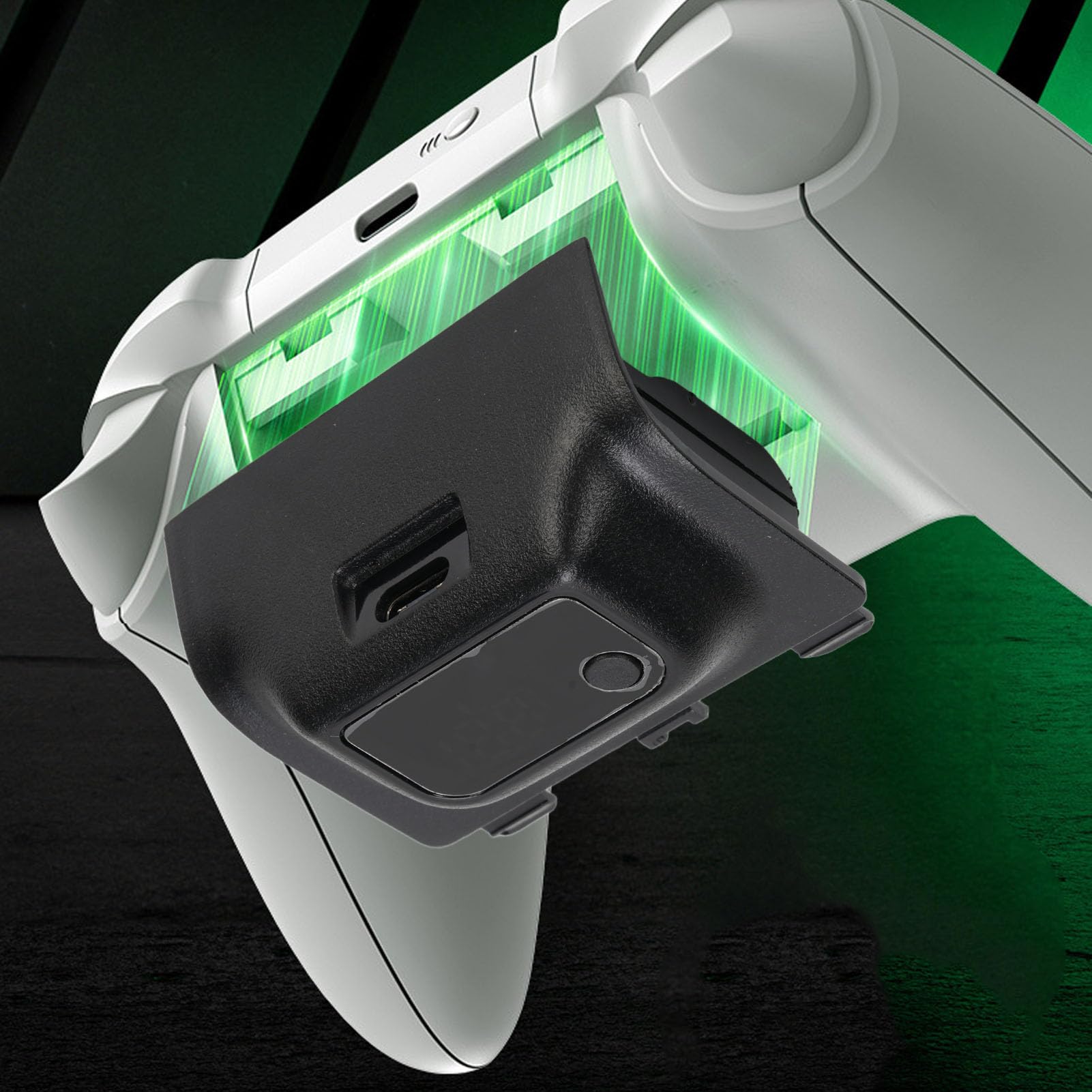 Controller-, 1400 MAh, Intelligenter Wiederaufladbarer LED-Digitalanzeige-Controller- mit Typ-C-Ladekabel, für X S Gaming-Controller (Black)