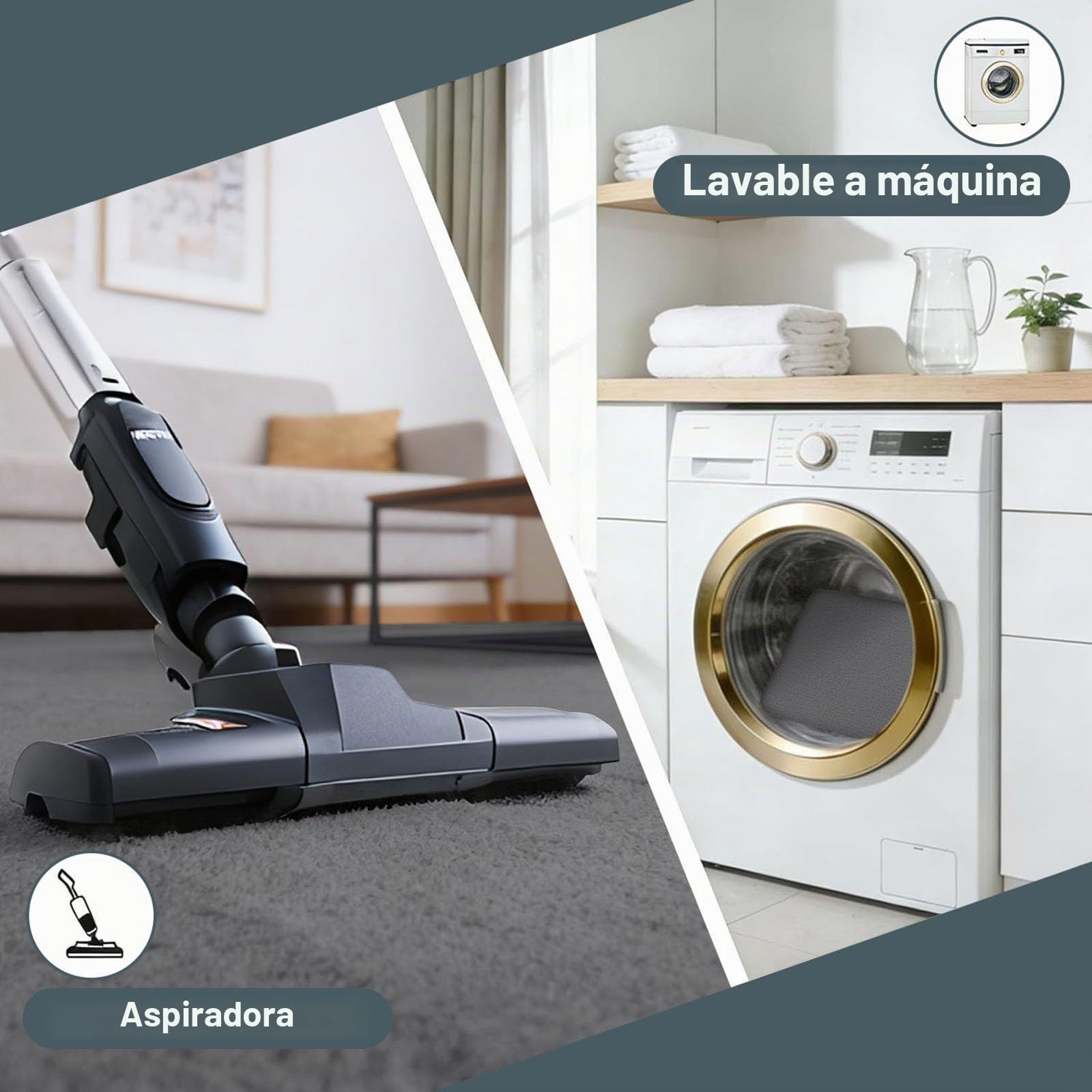 Homaxy Moderna alfombra para salón, 140 x 200 cm, redonda, acogedora, esponjosa, suave, lavable, antideslizante, parte inferior, pelo corto, alfombra grande para pasillo, habitación de los niños