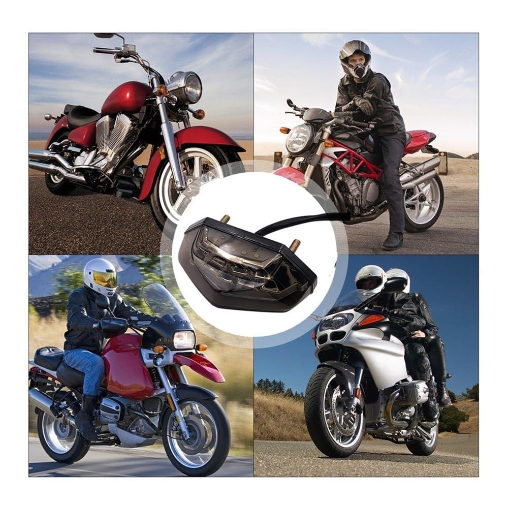 Luce arresto Freno Motociclo Indicatori Di Direzione Universali A LED Da 12 V CC Per Luci Stop Posteriori, Accessori Per Segnalazione Per Motociclette