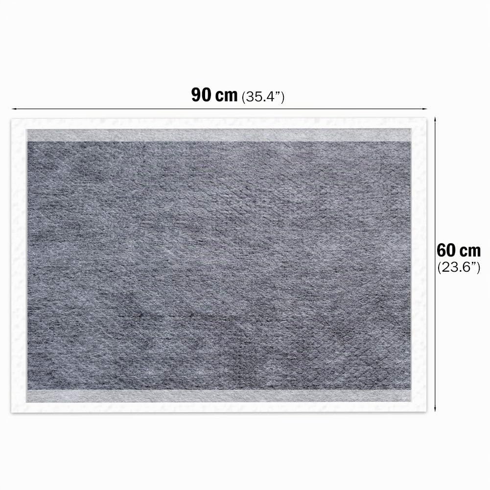 Dono - Tappetini da addestramento monouso al carbone attivo, per cani, super assorbenti, neutralizzano l’odore dell’urina, misura S, M, L, XL