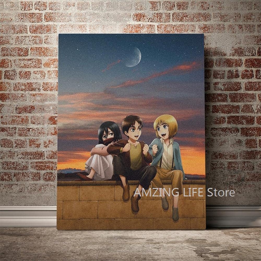 Toile caricature 70x70cm pour habiller un mur vide sans effort
