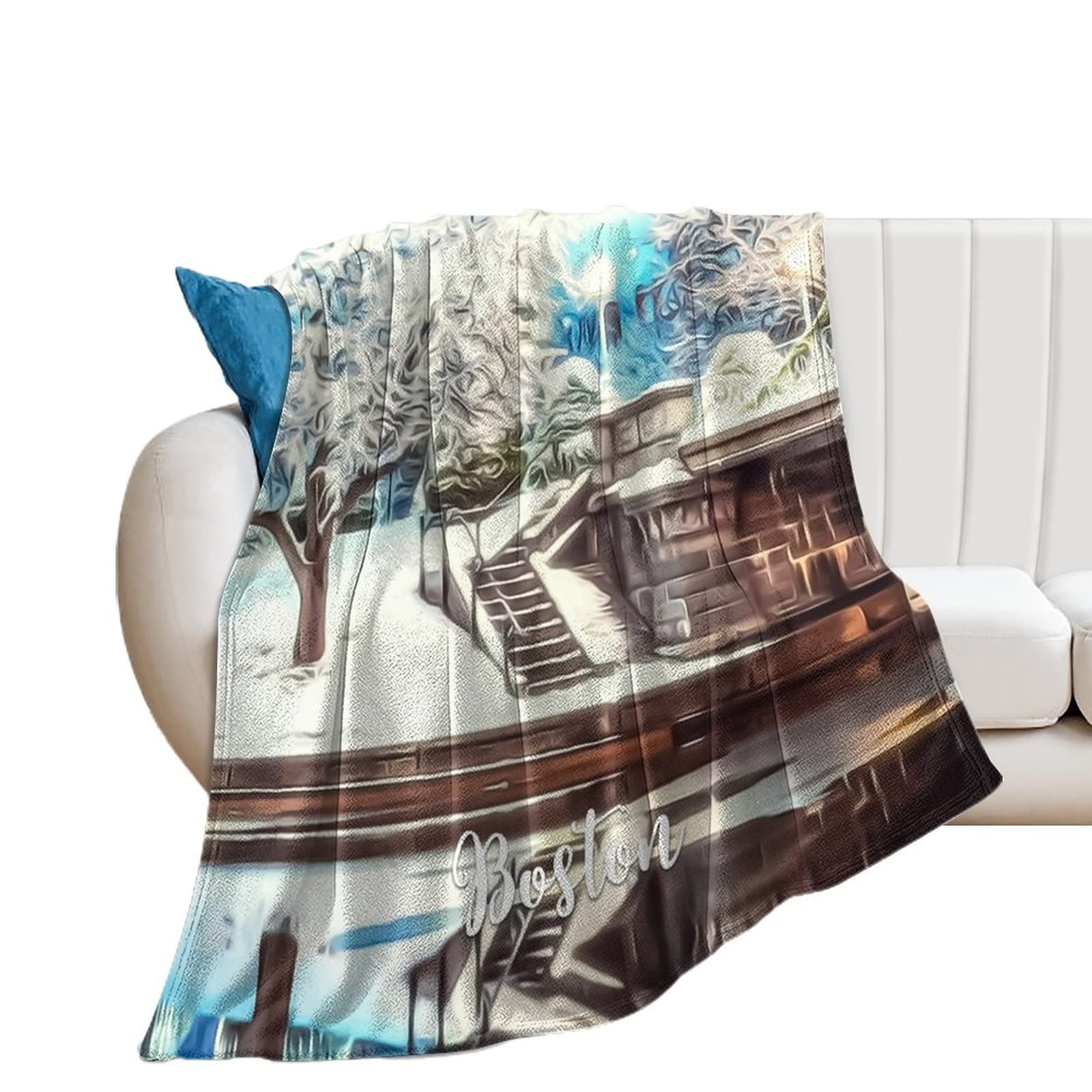 Couverture en flanelle de canapé pour vos soirées cocooning au salon