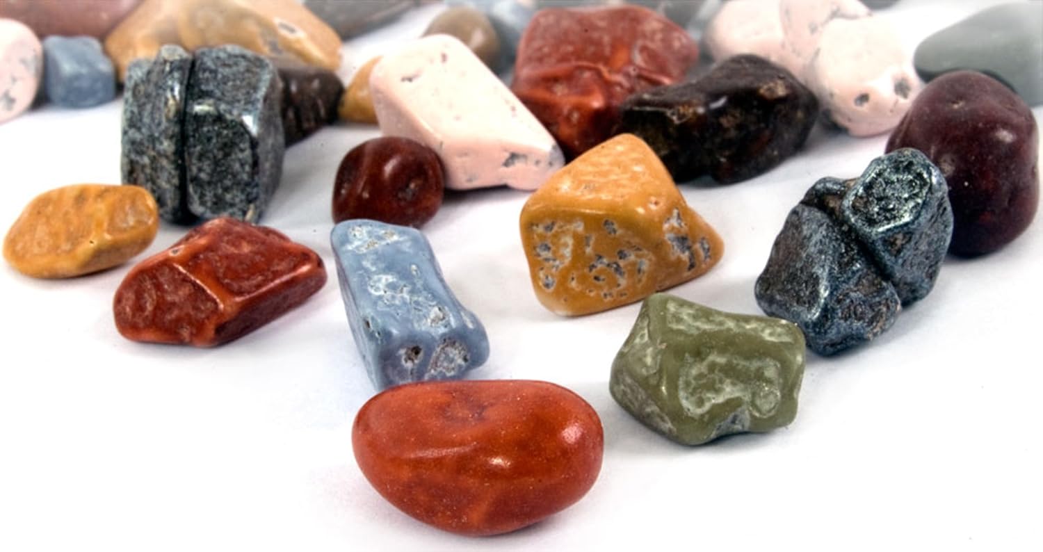 Chocorocks - Candy Coated Chocolate Shaped Rocks - 5 Pound ( 80 OZ )- By Candy Korner