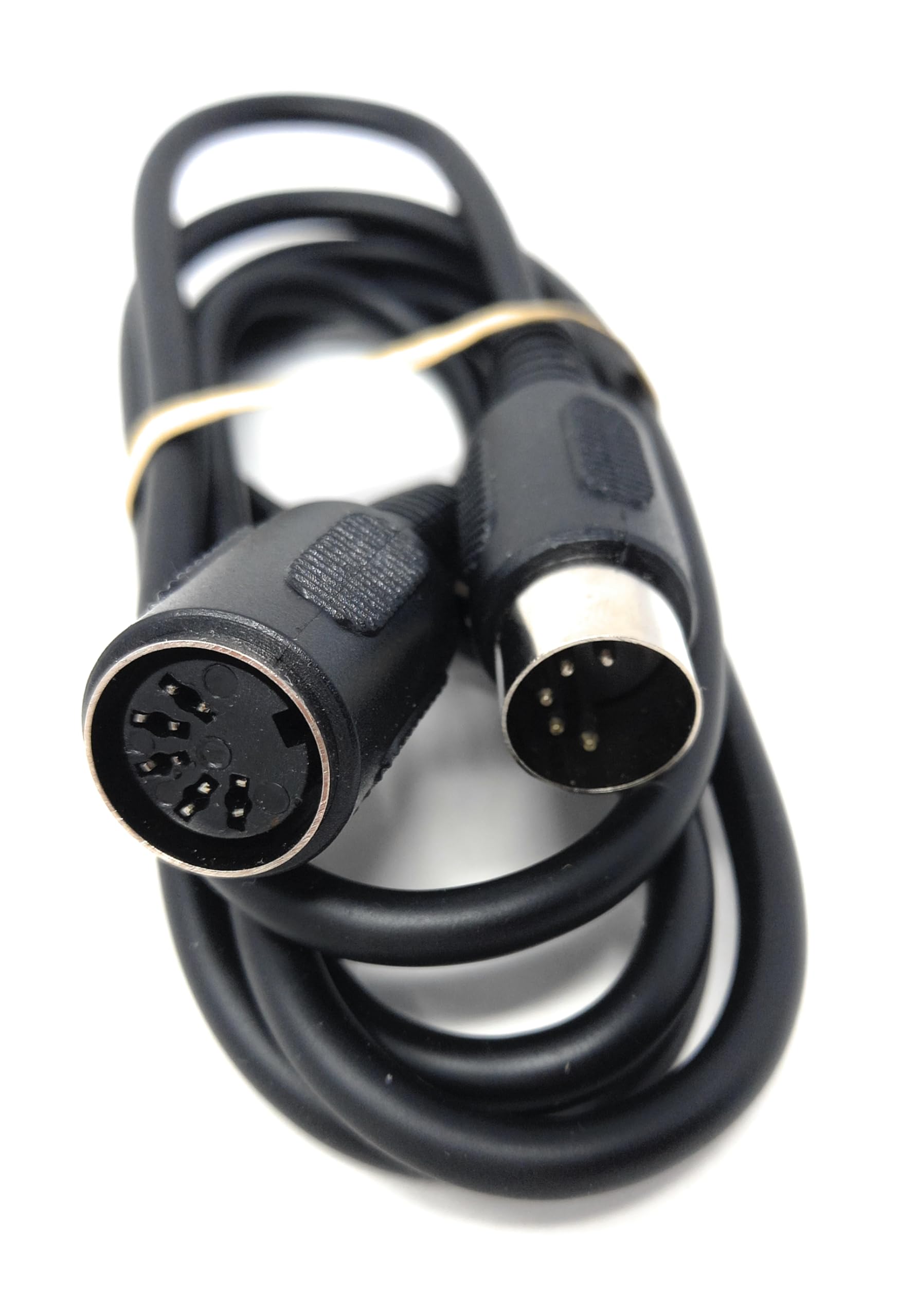DRUT 1.2m MIDI 5-PIN DIN Extension Cable, Male to Female, for MIDI Keyboard Electric Piano, Synthesiser, MIDI Guitar 4ft - Image 2
