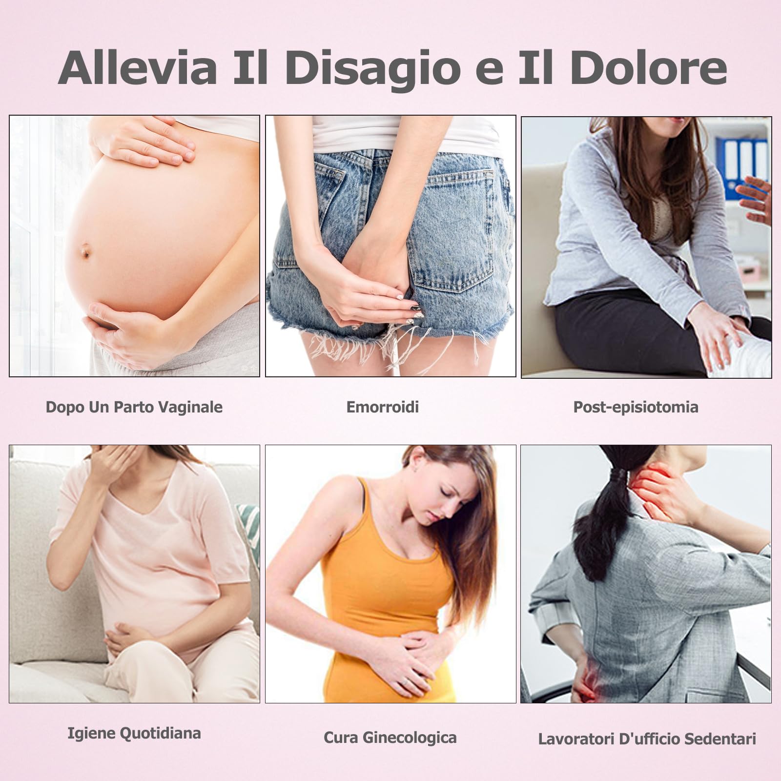 Bagno Sitz Pieghevoleper Sedile del, bidet portatile per Emorroidi, Cura Post-Parto, Trattamento del Perineo，Pulizia & Detox,donne in gravidanza, Sedia a Vapore Yoni Adatto a WC Standard