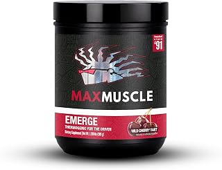 Max Muscle Emerge Wild Cherry Tart - 30 Scoops