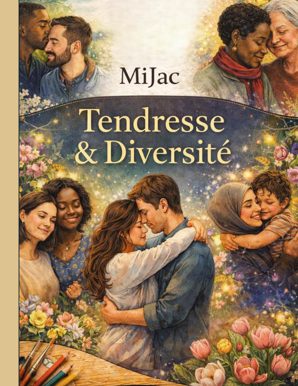 Tendresse & Diversité: Illustrations à colorier sur la beauté des liens humains