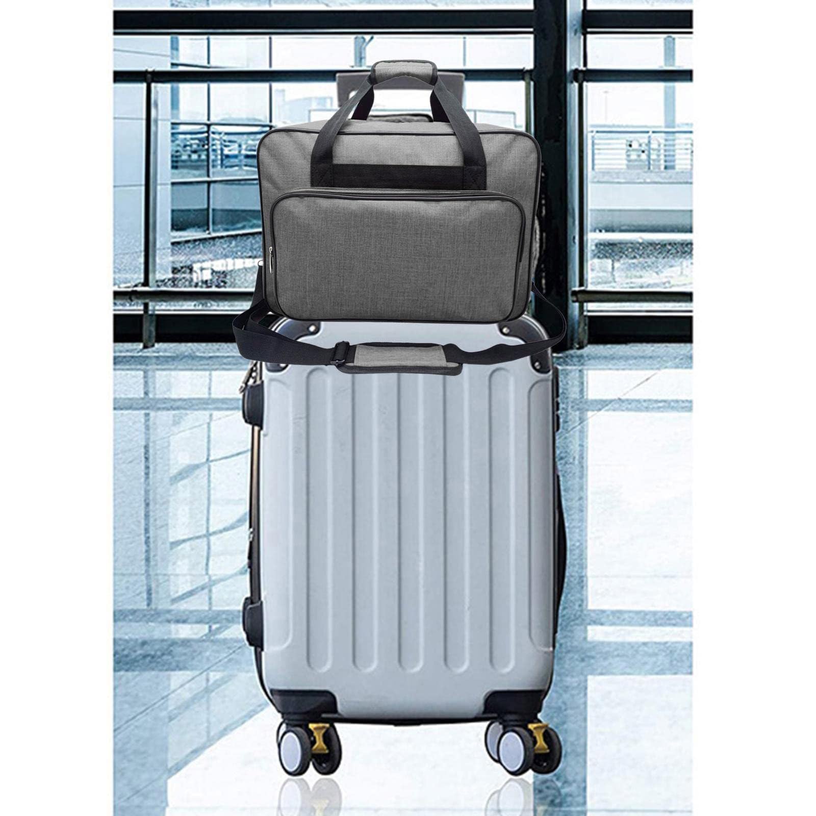 Bolsa de almacenamiento para máquina de coser con asa, bolsa para máquina de coser, bolsa de transporte para máquina de coser, a