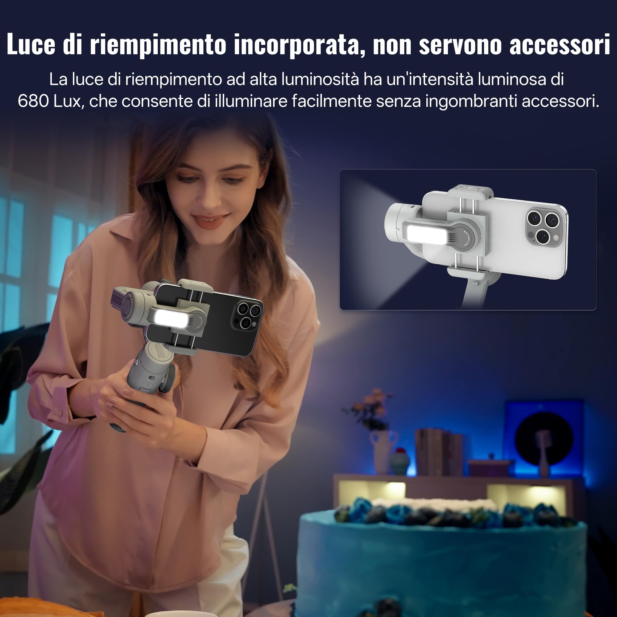 ZHIYUN Cinepeer Smooth 5E Stabilizzatore 3-Axis - Dettaglio