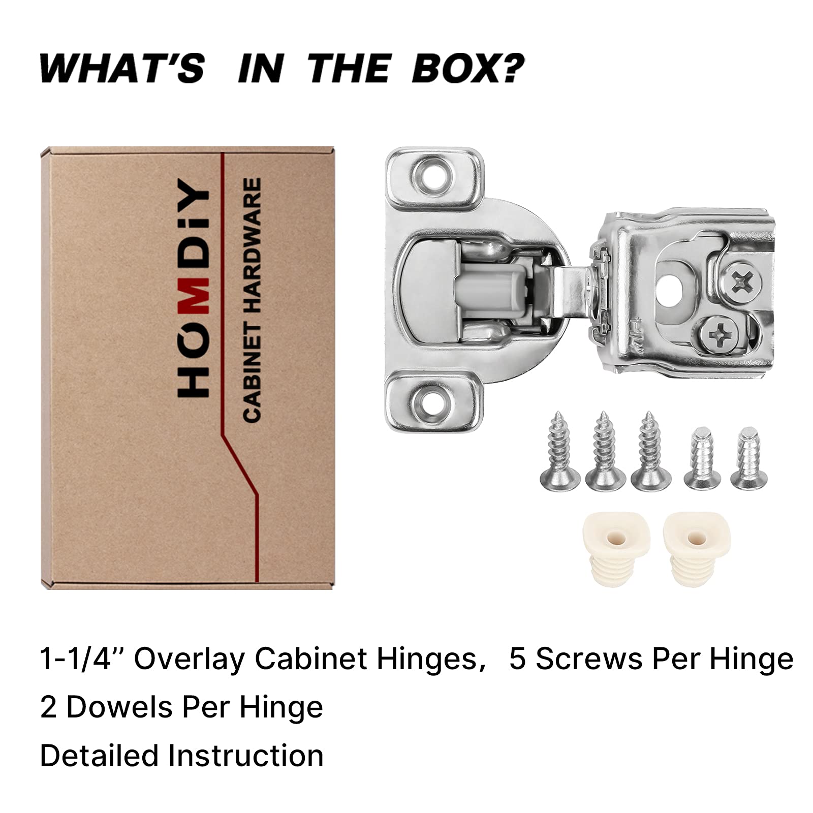 homdiy Soft Close Hinges Concealed Kitchen Hinges 11