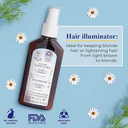 Miniatura 3 de Camomila Intea Aclarador de cabello para niños espray de aclarado solar prémium para el cabello espray aclarador de cabello de manzanilla para
