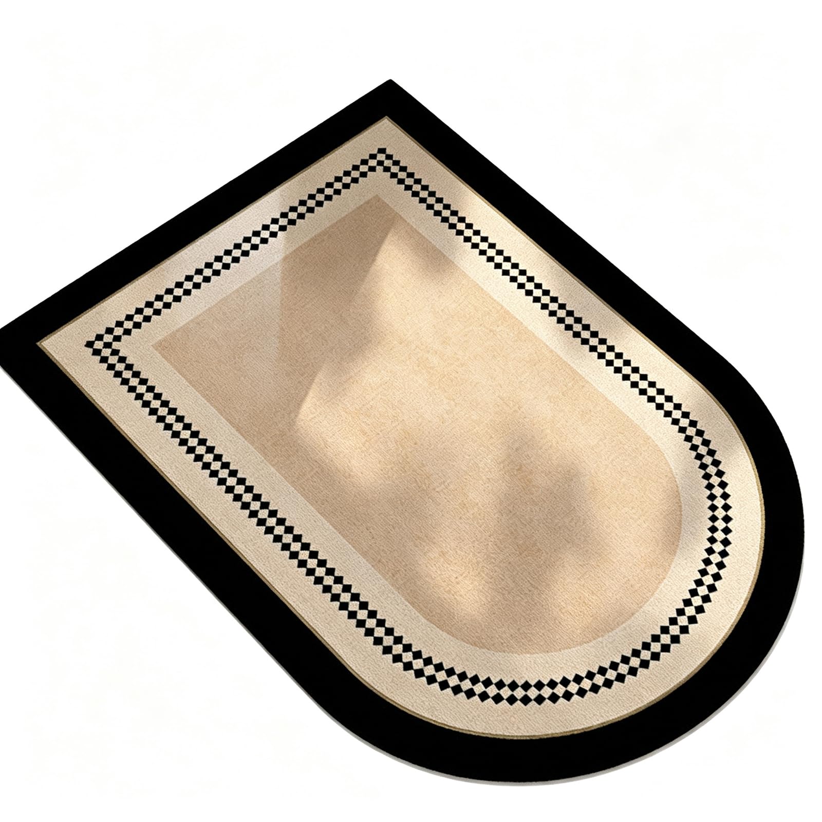 Generico Zerbino Ad Anello con Stile Vintage a Volta per Ingresso,Soggiorno E Letto,G,100x120cm(39x47inch)