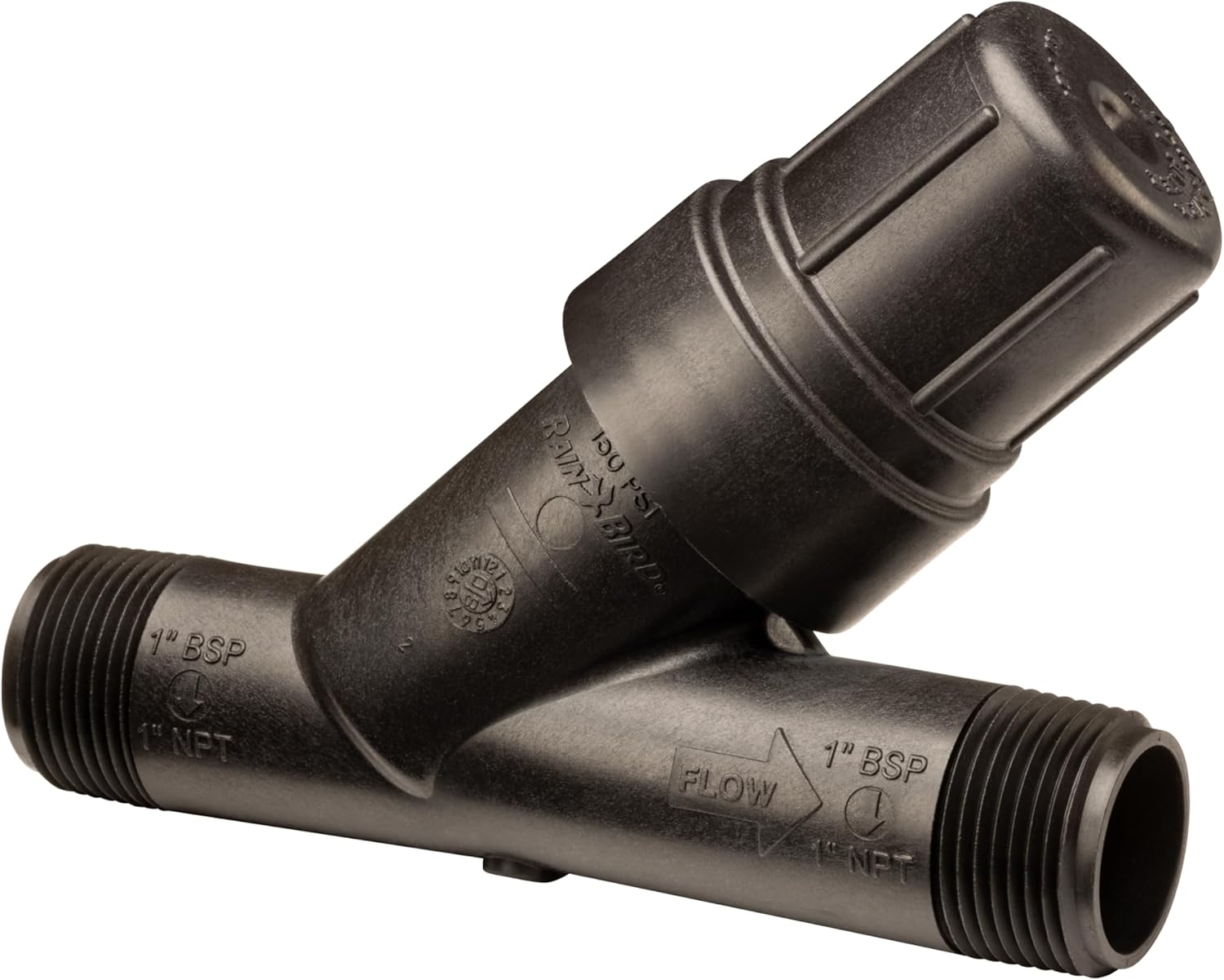 Rain Bird PRF07530S Drip Irrigation in-Line 30 PSI Pressure Regulating Y Filter, 3/4" Male Pipe Thread
